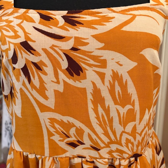 Band of the Free Floral Orange Mini Dress - Picture 4 of 10